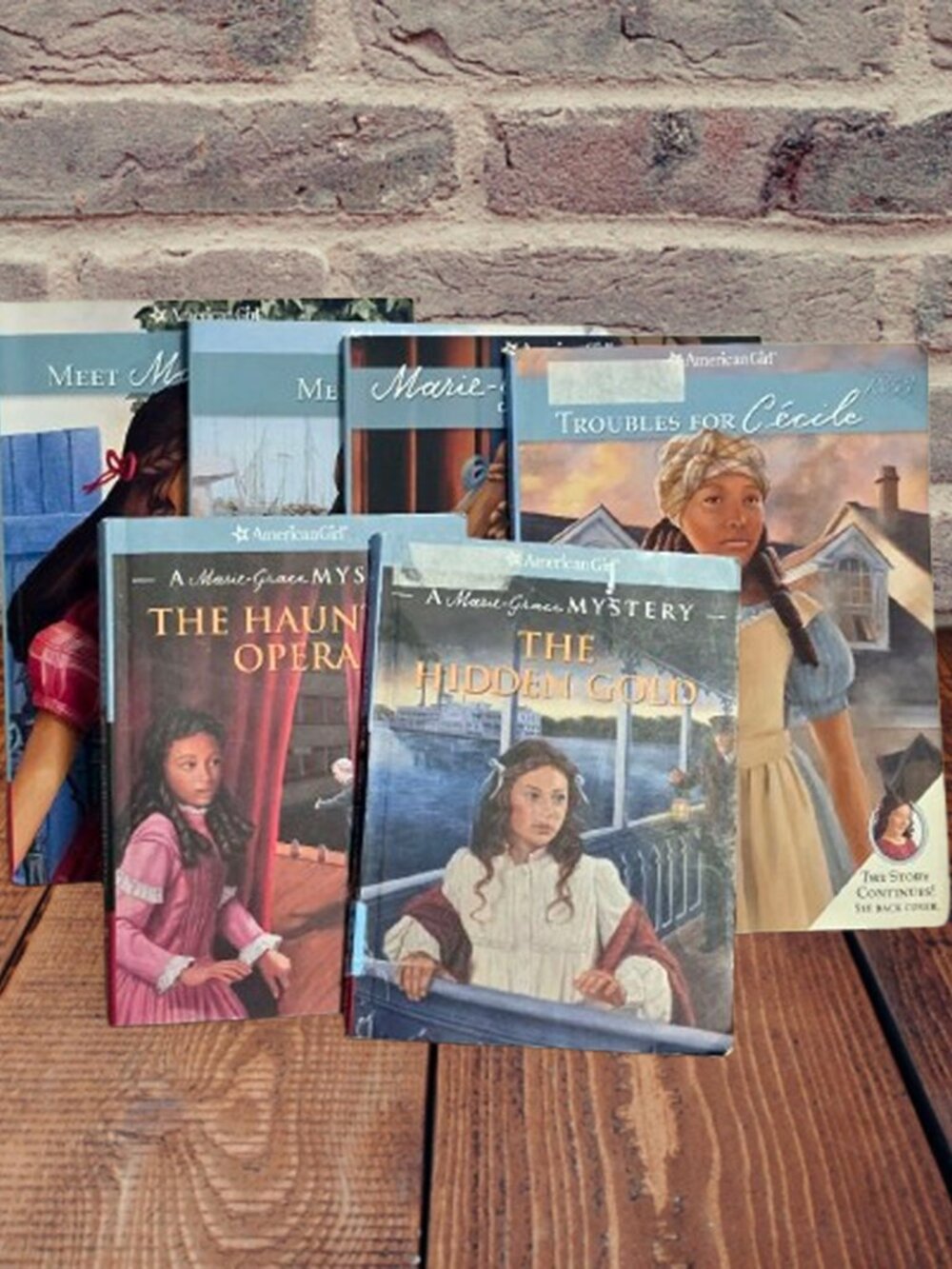 American Girl Marie-Grace & Cecile Books 1–4 + 2 Mysteries 6 Book Lot OOP